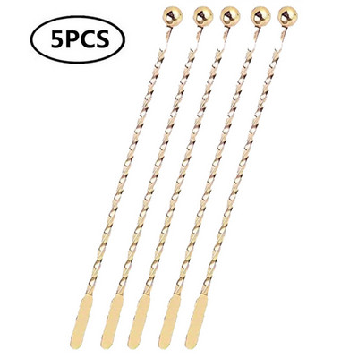 Mikser za koktele od nehrđajućeg čelika Štapići za miješanje Štapići za miješanje Puddler Muddler Kutlača Mješalica Štapići za miješanje Dodaci za bar