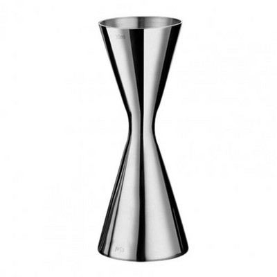 45 ml / 60 ml kokteilių maišytuvas, lygaus paviršiaus japoniško stiliaus mažo dydžio dvigubo dydžio puodelio kokteilių maišiklis vakarėliui