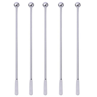 5 τμχ/Σετ Wine Glass Bar Swizzle Mixing Sticks Cocktail Drink Stirring Sticks Mixer Muddler for Restaurant Bar Party Cafe