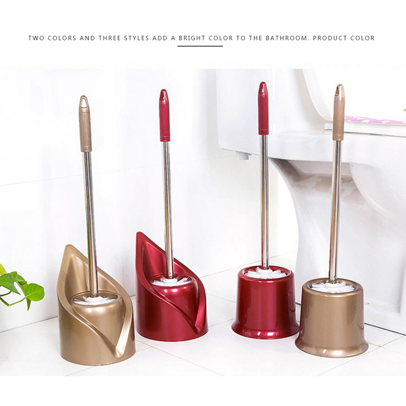 Četka za WC Kućni Hotel Ured Neklizajuća četka za WC s dugom ručkom od nehrđajućeg čelika Učinkovit alat za čišćenje WC-a