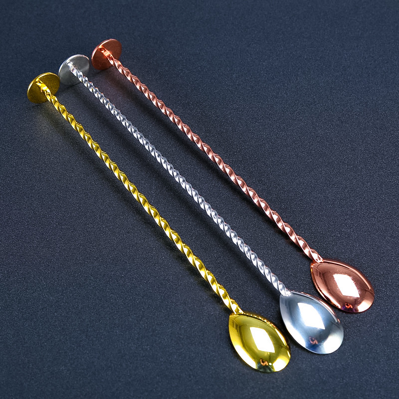 27,5 cm koktel bar od nehrđajućeg čelika Žlica Disk Rep Mikser za piće Miješanje Miješanje