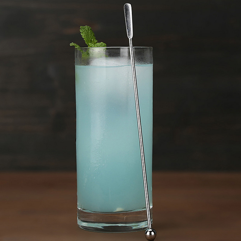 Maišymo lazdelės iš nerūdijančio plieno poliruoto spiralės maišymo sukamoji lazdelė Barmeno maišyklė Martini kokteilių gėrimų maišyklė