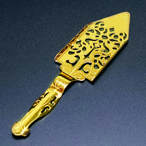 Naujas nerūdijančio plieno absento šaukštas kokteilių baro indai Karčiojo šaukštelio Absento stiklinis puodelis gėrimų indų šaukštas kūrybinis filtras