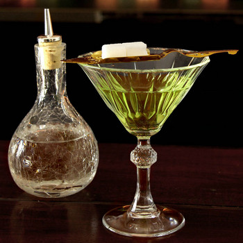 Нова лъжица за абсент от неръждаема стомана Прибори за коктейлен бар Горчива лъжичка Стъклена чаша за абсент Лъжица за съдове за напитки Творчески филтър