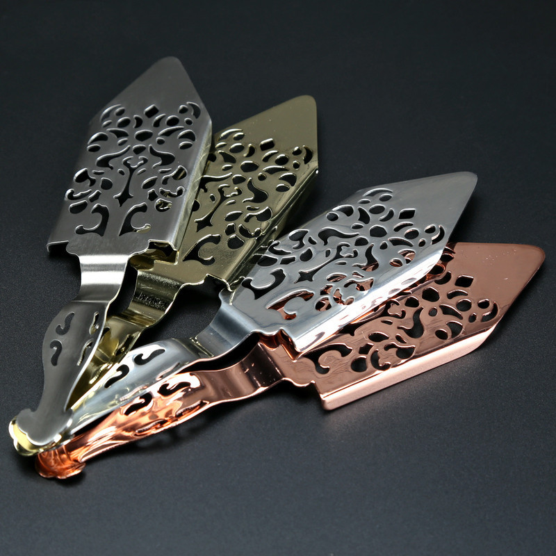 Naujas nerūdijančio plieno absento šaukštas kokteilių baro indai Karčiojo šaukštelio Absento stiklinis puodelis gėrimų indų šaukštas kūrybinis filtras