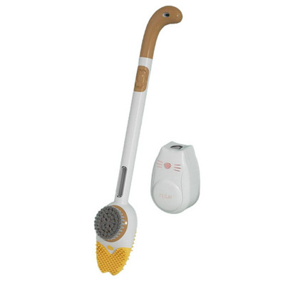 Četka za WC školjku Slatki silikonski klip za kupaonicu s dozatorom sapuna Fleksibilna ribača WC školjke za dubinsko čišćenje u obliku mačića na zid