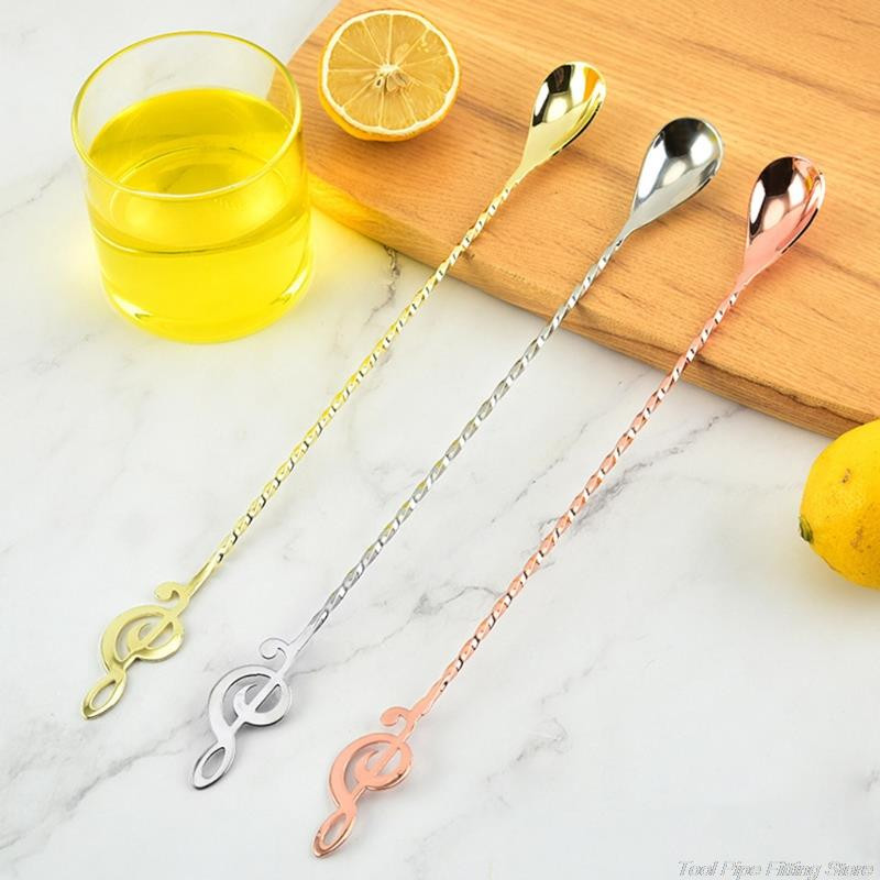 Ilgos rankenos maišymo šaukštas nerūdijančio plieno strypo maišytuvo strypas šaukštai kokteilių maišymo šaukštai gėrimams gaminti Virtuvės įrankiai didmeninė prekyba