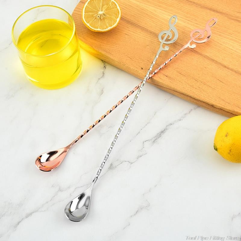 Ilgos rankenos maišymo šaukštas nerūdijančio plieno strypo maišytuvo strypas šaukštai kokteilių maišymo šaukštai gėrimams gaminti Virtuvės įrankiai didmeninė prekyba