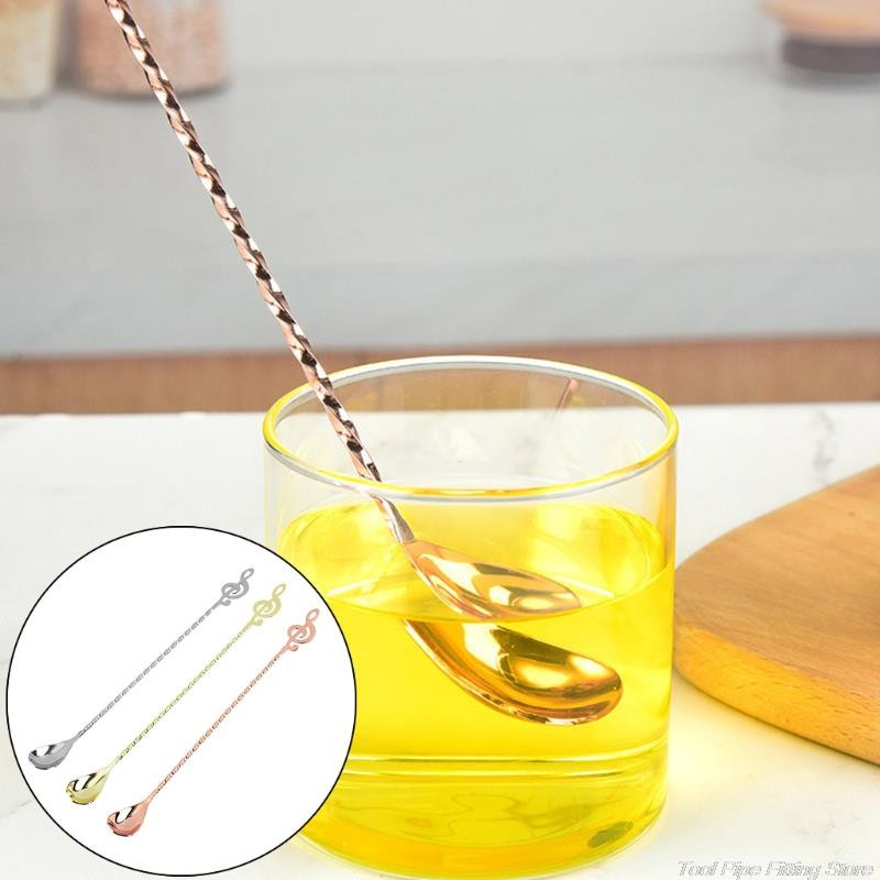 Ilgos rankenos maišymo šaukštas nerūdijančio plieno strypo maišytuvo strypas šaukštai kokteilių maišymo šaukštai gėrimams gaminti Virtuvės įrankiai didmeninė prekyba