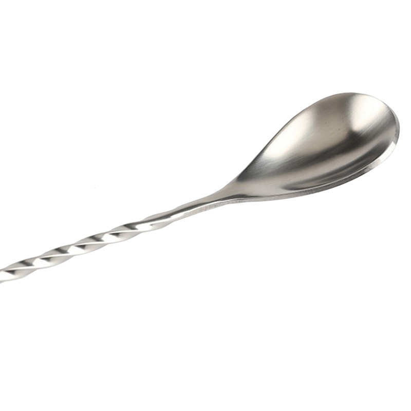 Koktel bar od nehrđajućeg čelika Spiralni uzorak Šejker za piće Mudlica Mješalica Uvrnuta žlica za miješanje Kuhinjsko posuđe Bar Naprava