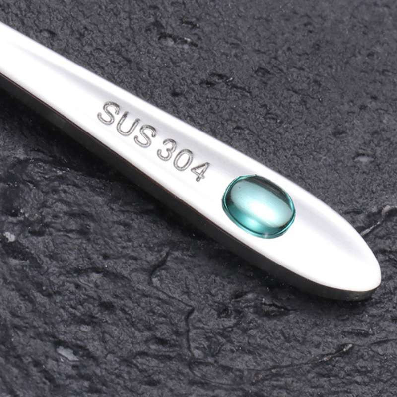 Nerūdijančio plieno ilga rankena spiraliniai kokteilių šaukštai Teadrop kaušeliai Barmeno maišymo įrankiai Virtuvės reikmenys Priedai