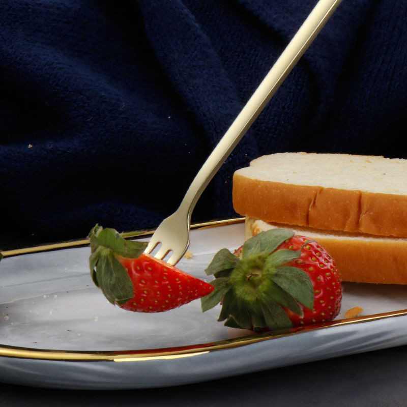 Nerūdijančio plieno ilga rankena Šaukštas Barmeno Kokteilis Maišytuvas Auksinis Gėrimai Medus Maišymo Šaukštai Šakutės Virtuvės priedai