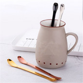 Dvostruka žlica za kavu od nehrđajućeg čelika Žlica za miješanje za koktele, sladoled, kavu, milkshakeove, sok, čaj, žlice za piće