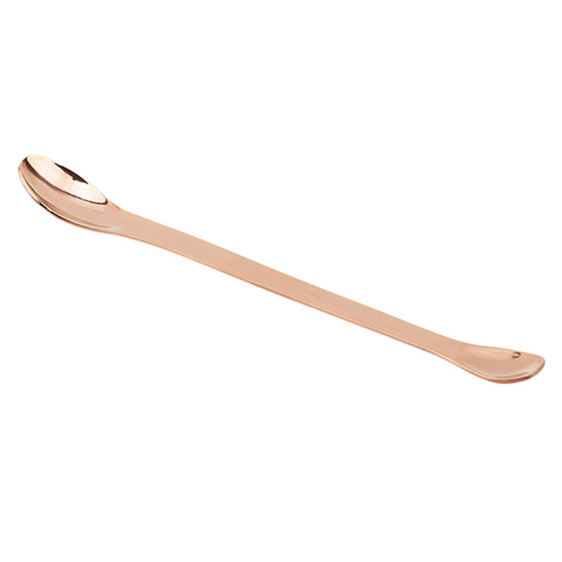 Dvostruka žlica za kavu od nehrđajućeg čelika Žlica za miješanje za koktele, sladoled, kavu, milkshakeove, sok, čaj, žlice za piće