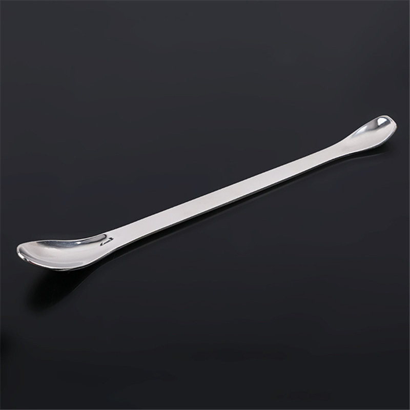 Dvostruka žlica za kavu od nehrđajućeg čelika Žlica za miješanje za koktele, sladoled, kavu, milkshakeove, sok, čaj, žlice za piće
