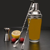 Nerūsējošā tērauda stieņu kokteiļi, savīti maisīšanas karotes dakšu uzgali kratītāji Muddler maisītāji savīti maisīšanas karote Dropshipping