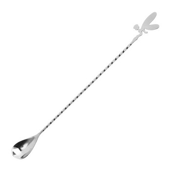 F63A Stirring Spoons Bar Spoons Coffee Spoon Long Hand Inless Steel Υλικό 3 χρωμάτων για να επιλέξετε δώρα για τους λάτρεις του κοκτέιλ