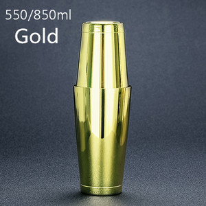 18 uncijų ir 28 uncijų amerikietiško stiliaus Bostono purtytuvas 304 nerūdijančio plieno kokteilių plaktuvas skardos / alavo purtytuvo juostos įrankis