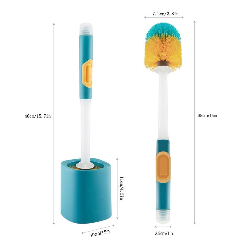 Sienas stiprinājuma tīrīšanas birste ar garu rokturi tualetes birste un turētājs var pievienot tualetes tīrīšanas līdzekli
