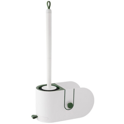 Sienā stiprināmas tualetes birstes ar garu rokturi bez perforatora, bez mirušiem stūriem Sadzīves vannas istabas tīrīšana Tualetes birstes Glabāšanas turētāji