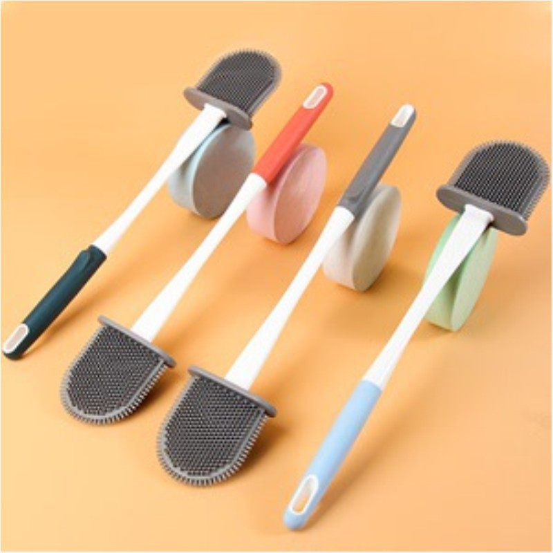 Vannas istabas tualetes birste Plakani sari, pie sienas stiprināma, uz grīdas stāvoša mājas tīrīšanas instrumenti, ūdens necaurlaidīgs ar ātri žūstošu turētāju komplektu