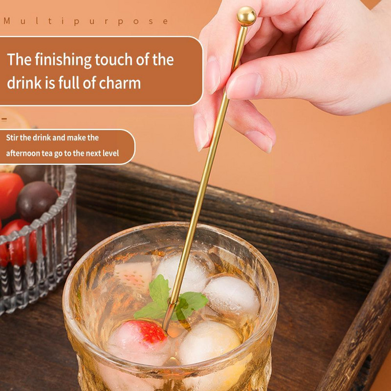 3D vaisiaus formos nerūdijančio plieno maišytuvas kokteilių gėrimų įrankiai vyno baras maišymas virtuvės priedai vakarėlis šaukštas maišytuvas H1U3