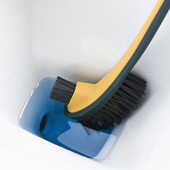 Čista WC četka Plastična duga ručka Dvostrana Čišćenje mrtve meke dlake WC četke za čišćenje Zakrivljeni alati C A1i8