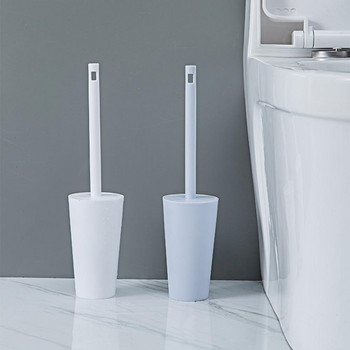 Лек 1 комплект полезен инструмент за почистване на баня Четка за тоалетна 2 цвята Четка за почистване на тоалетна Лесна за дома