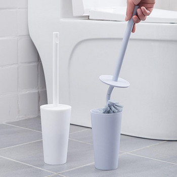 Ελαφρύ 1 σετ Χρήσιμο εργαλείο καθαρισμού μπάνιου Βούρτσα τουαλέτας 2 χρωμάτων Βούρτσα καθαρισμού τουαλέτας Απλή για το σπίτι