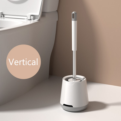 Mekana TPR WC četka Odvojiva ručka Silikonska glava Samostojeća podna zidna oprema za čišćenje Kupaonski pribor za dom