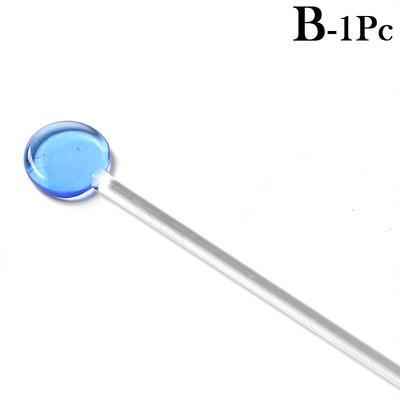 18 cm kreativna miješalica za koktele Stakleni štapići za svadbene zabave Bar Swizzle Drill Staklena šipka za ručno miješanje kave