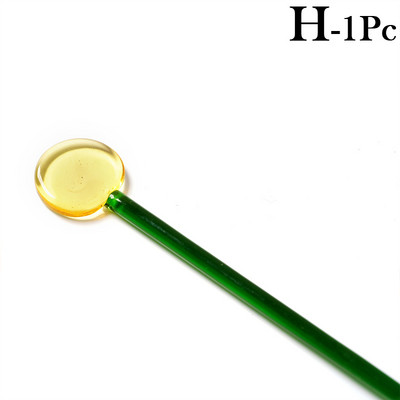 18 cm kreativna miješalica za koktele Stakleni štapići za svadbene zabave Bar Swizzle Drill Staklena šipka za ručno miješanje kave