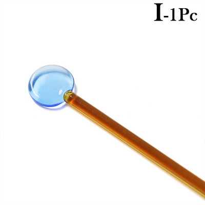 18 cm kreativna miješalica za koktele Stakleni štapići za svadbene zabave Bar Swizzle Drill Staklena šipka za ručno miješanje kave