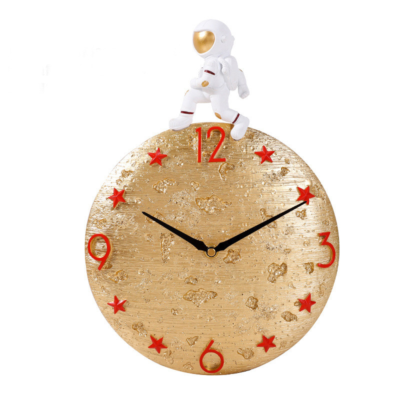 Moderno svjetlo, luksuzni astronautski zidni sat, osobnost, blagovaonica, zidna dekoracija, dnevna soba, kućni modni sat
