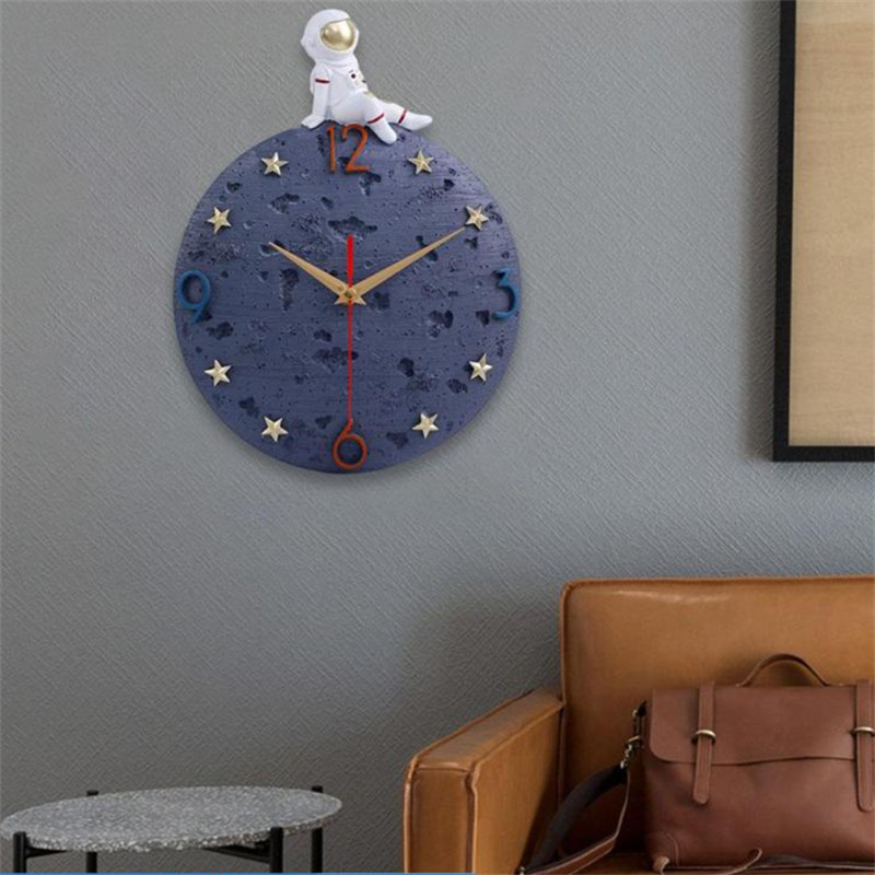 Moderno svjetlo, luksuzni astronautski zidni sat, osobnost, blagovaonica, zidna dekoracija, dnevna soba, kućni modni sat
