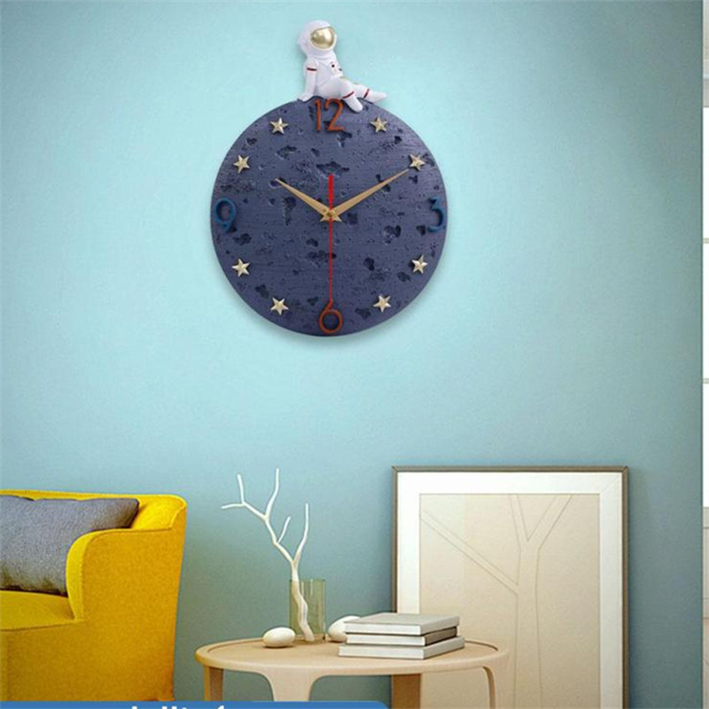 Moderno svjetlo, luksuzni astronautski zidni sat, osobnost, blagovaonica, zidna dekoracija, dnevna soba, kućni modni sat