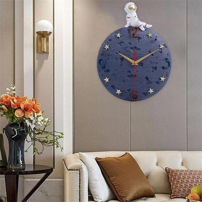 Moderno svjetlo, luksuzni astronautski zidni sat, osobnost, blagovaonica, zidna dekoracija, dnevna soba, kućni modni sat