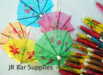 100 τμχ Cocktail Parasols Cocktail Umbrella Sticks Party Frilled Sandwich, ορεκτικό, Cocktail Picks Party Supplies