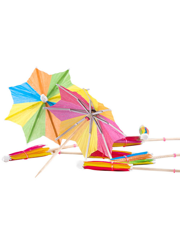 100 vnt kokteilių skėčių kokteilių skėčių lazdelės vakarėliui sumuštinis, užkandis, kokteilių rinkiniai vakarėlio reikmenys