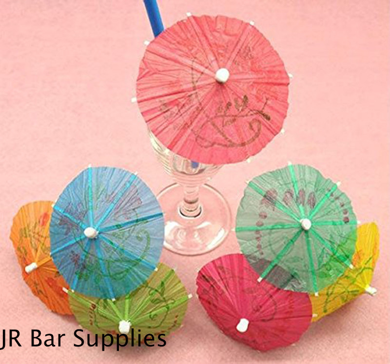 100 vnt kokteilių skėčių kokteilių skėčių lazdelės vakarėliui sumuštinis, užkandis, kokteilių rinkiniai vakarėlio reikmenys