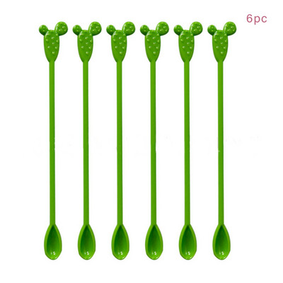 6PCS Štapić za miješanje voćnog soka s temom Hawaii Koktel Mlijeko Med Štapić za miješanje kave Kaktus Flamingo Aloha potrepštine za zabavu