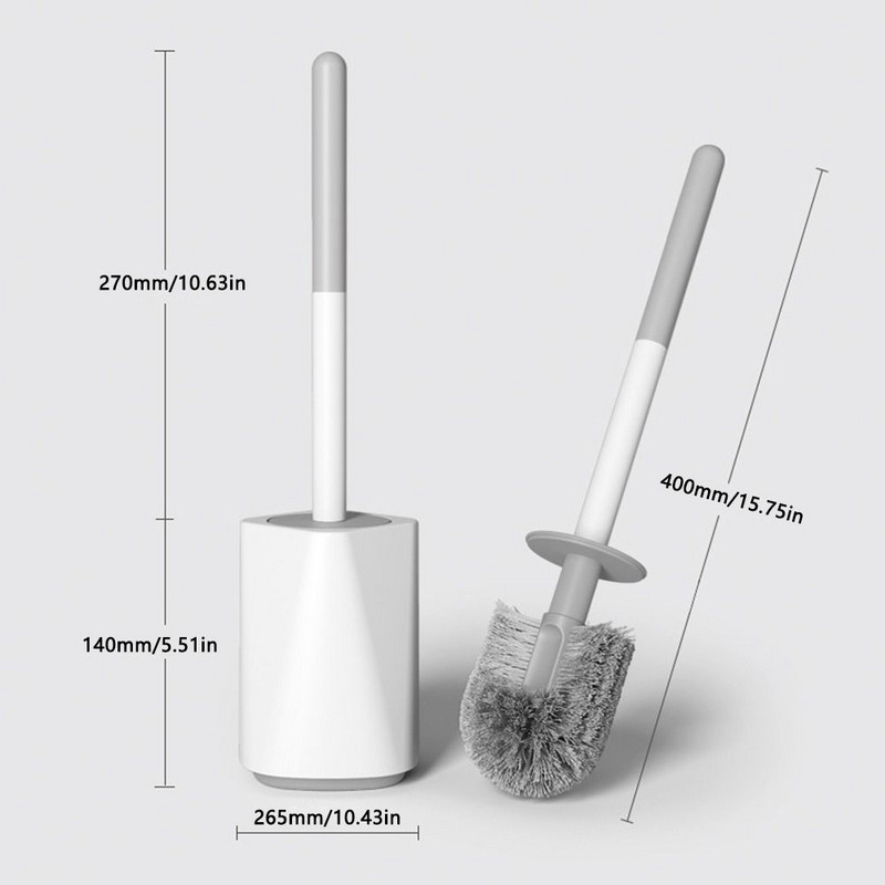 Viseći WC dodaci na zidu Četka za WC bez bušenja Set četki za WC i držač Alati za čišćenje Sanitarna četka