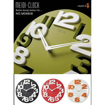 Στερεοφωνικά τρισδιάστατα ψηφιακά ρολόγια τοίχου Μοντέρνα σχεδίαση Μεγάλη επιτοίχια διακόσμηση ρολόι κουζίνας σαλονιού