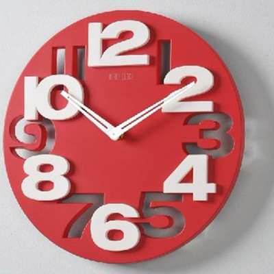 Stereo 3D digitalni zidni satovi Modernog dizajna Veliki zidni viseći kuhinjski sat Dekoracija za dnevni boravak