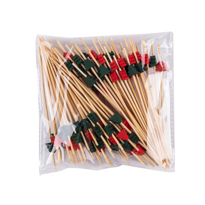 100 kom Dekoracija Bambus Odabir hrane Voćne vilice Štapići Buffet Cupcake Toppers Vilice za koktele Dekoracije za vjenčanje