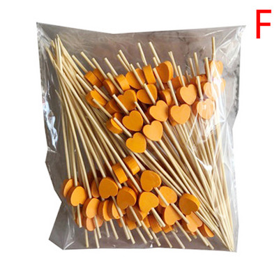 100 kom Dekoracija Bambus Odabir hrane Voćne vilice Štapići Buffet Cupcake Toppers Vilice za koktele Dekoracije za vjenčanje