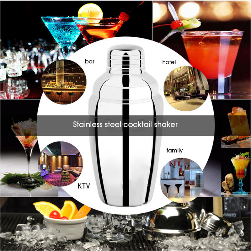 Shaker za koktele od nehrđajućeg čelika Mikser Wine Martini Boston Shaker za barmena Drink Party Barware Tools Bar Set 350ml/530/750ml