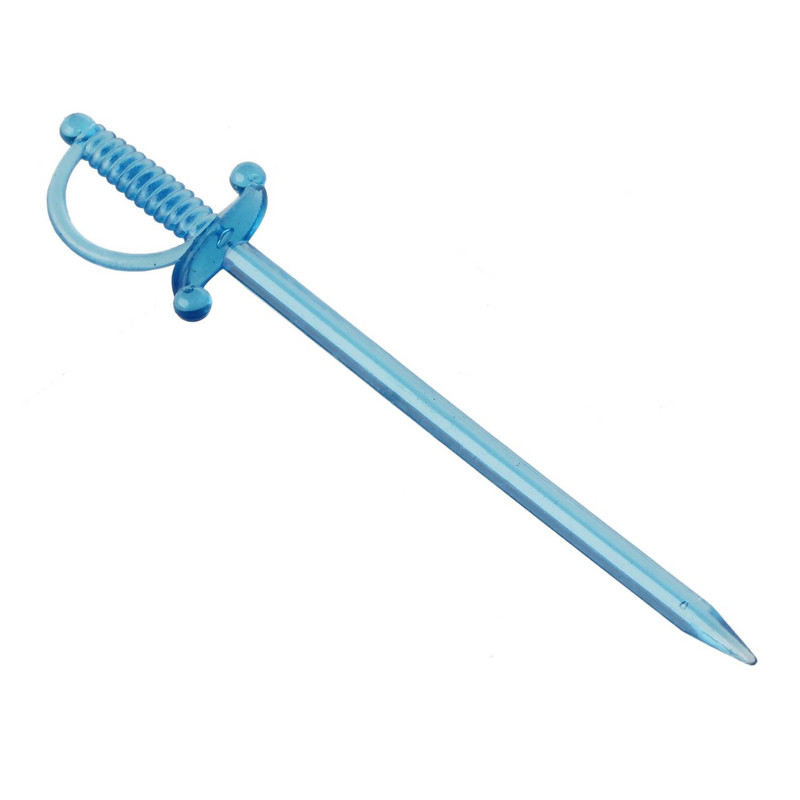 50 vnt Mišrios spalvos piratų kardo kokteilių švediško stalo gimtadienio torto dekoravimui vaisių lazdelės, havajietiškas gėrimas