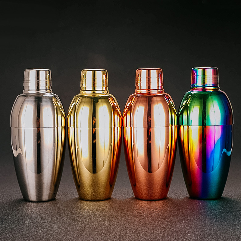 500 ml 3 gab. Vintage kokteiļu šeikeru stieņa šeikera šeikeru stieņa instrumenti