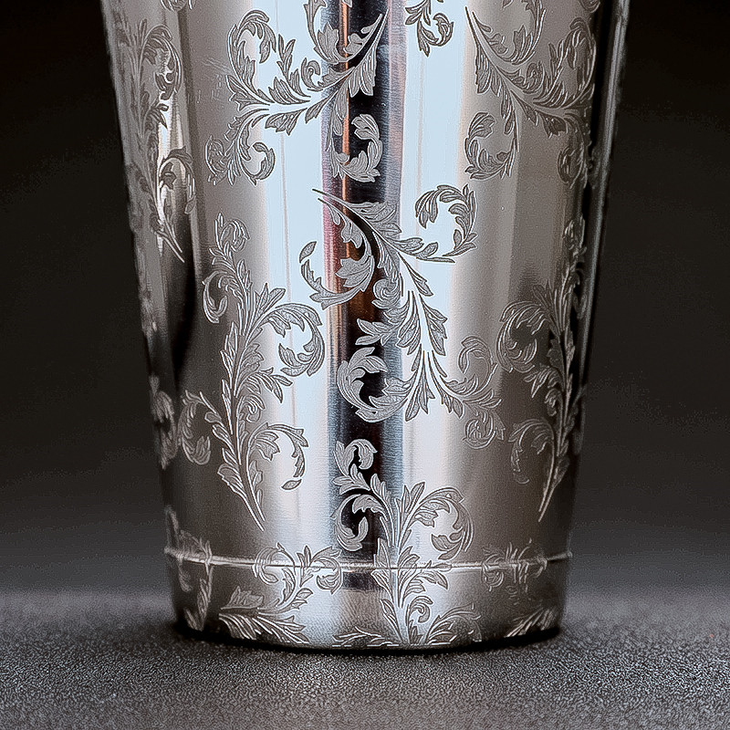 550 ml/850 ml Graviranje od nehrđajućeg čelika Cocktail Boston Bar Shaker Alati za bar